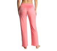 Juicy Couture Women's Velvet Fleece Pajama Pant with Rhinestones, Pink Lemonade, S
