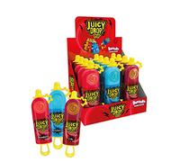 Juicy Drop Pop Lollipops - 12 Pack of 3 Flavours - 6 Blue Raspberry - 4 Strawberry - 2 Cola | Individually Wrapped Lollipops | American Sweets