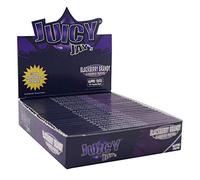 Juicy Jay King Size Slim Rolling Paper Blackberry Brandy Box of 24