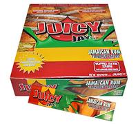 Juicy Jay King Size Slim Rolling Paper Jamaican Rum Box of 24