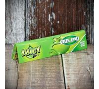 Juicy Jay King Size Slim Rolling Papers - Assorted Fruit Flavours - Premium Flavoured Rolling Papers (Green Apple)