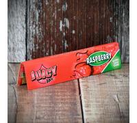 Juicy Jay King Size Slim Rolling Papers - Assorted Fruit Flavours - Premium Flavoured Rolling Papers (Raspberry)