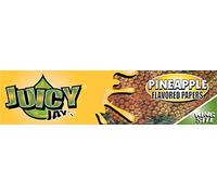 Juicy JAY'S King Size Slim Rolling Paper Pineapple Flavored Full Box of 24