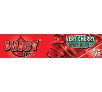 JUICY JAYS King Size Slim Rolling Paper Very Cherry Flavored Full Box of 24