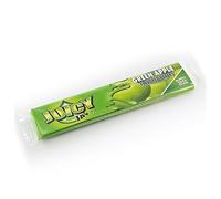 Juicy Jays King size Slim TRIPLE DIPPED Flavoured Rolling Papers - 20 flavours - with 50 Raw Rolling Papers Filter Tips by Lizzy® (Green Apple)