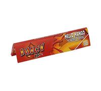 Juicy Jays King size Slim TRIPLE DIPPED Flavoured Rolling Papers - 20 flavours - with 50 Raw Rolling Papers Filter Tips by Lizzy® (Mello Mango)