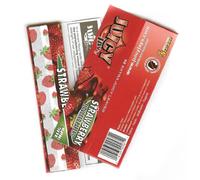 Juicy Jay's Strawberry King Size Slim Flavoured Papers - 5 Booklets (32 Leaves Each)