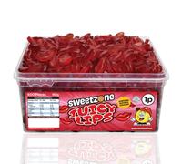 (Juicy Lips 600 Pieces, Buy 1) SweetZone Halal Giant Cola Sweet 740g Tub HMC Certified Halal