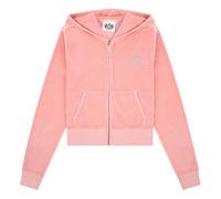 Juicy Script Velour Zip Hoodie - female - Juicy Couture - Zip-throughs - Pink - S - Sweatshirts & Hoodies S