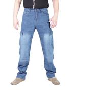 Juicy Trendz Men’s Motorcycle Jeans - Protective Denim Biker Trousers with Aramid Lining, Removable Knee & Hip Pads for Motorbike Riders