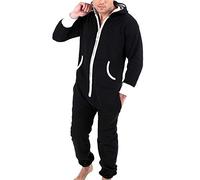 Juicy Trendz Men’s Unisex Printed & Plain Onesies, aztec print Jumpsuits for Adults - All-in-One Piece Pyjama, zip-up Hooded onesies for Men & Women