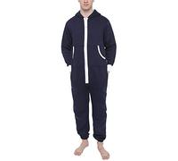 Juicy Trendz Men’s Unisex Printed & Plain Onesies, aztec print Jumpsuits for Adults - All-in-One Piece Pyjama, zip-up Hooded onesies for Men & Women