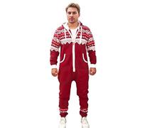 Juicy Trendz Mens Onesie Adult Jumpsuit - Warm Hooded Onesie for Men & Women - Cozy Nightwear and Loungewear - Comfortable Mens One-Piece Pyjamas, Ideal Sleepwear Suit