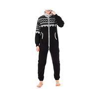 Juicy Trendz Mens Onesie Adult Jumpsuit - Warm Hooded Onesie for Men & Women - Cozy Nightwear and Loungewear - Comfortable Mens One-Piece Pyjamas, Ideal Sleepwear Suit