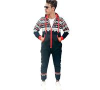 Juicy Trendz Mens Onesie Adult Jumpsuit - Warm Hooded Onesie for Men & Women - Cozy Nightwear and Loungewear - Comfortable Mens One-Piece Pyjamas, Ideal Sleepwear Suit