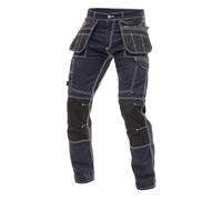 Juicy Trendz Mens Work Pants - Durable Work Utility & Safety Trousers for Men with Holster Pockets, Reinforced Cordura Knee Pads, Tactical Cargo Pants for Construction Navy