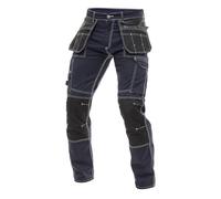 Juicy Trendz Mens Work Pants - Durable Work Utility & Safety Trousers for Men with Holster Pockets, Reinforced Cordura Knee Pads, Tactical Cargo Pants for Construction Navy