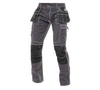 Juicy Trendz Mens Work Pants - Durable Work Utility & Safety Trousers for Men with Holster Pockets, Reinforced Cordura Knee Pads, Tactical Cargo Pants for Construction Gray