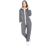 Juicy Trendz Unisex Adult Onesie - Ultra-Soft Hooded Zip-Up Onesie for Men & Women, warm & Stylish one Piece Pyjama Jumpsuit for Everyday Comfort
