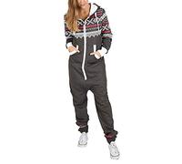 Juicy Trendz Womens Printed Onesie - Ladies Aztec Jumpsuit Unisex All-in-One Piece Sleepsuit for Cozy Nights, Relaxation, and Comfortable Womens Nightwear