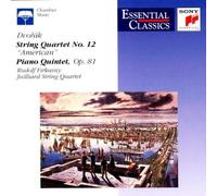 Juilliard quartet - Dvorák - STRING QUARTET NO.12 AMERICAN & PIANO QUINTET OP.81