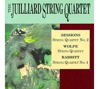 Juilliard String Quartet Plays Sessions, Babbitt and Wolpe [IMPORT]