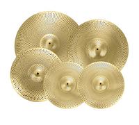 Juilsioa Golden 5pcs Low Volume Cymbal Pack 14"/16"/18"/20" Cymbals