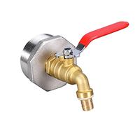 Juinrinet Drum Faucet for 55 Gallon Drum - 2 Inch Brass Valve EPDM