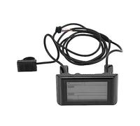 Juinrinet Ebike LCD Display 36V Panel for Real Time Speed, Battery, Temp | ABS body protects the display from daily rides and vibrations, while still delivering accurate data on a bright screen.