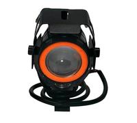 Juinrinet Electric Scooter LED Spotlight with White Angel Eyes Remodel A | Flashing angel eyes boost daytime visibility and safety, helping you stand out on the road and improve awareness