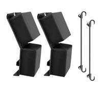 Juinrinet Fenders Bumper for Jet Ski Docking, Quick Rail Clip Fit On Rails | Easy to use with back-rail hook grips that grab the ski rail and pull tight in seconds, keeping fenders stable in rough seas.
