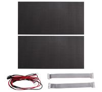 Juinrinet LED Display Board 2-Pack P2.5 Indoor Full Color HUB75 Matrix Unit | Long-life indoor LED modules with 100,000 hour lifespan, 5V supply, 1/64 scan, dual-latching driver, and anti-aliasing.