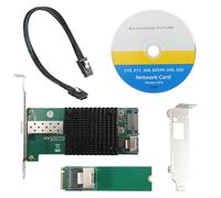 Juinrinet M.2 10G Server Network Card with + Fiber Interface for Linux