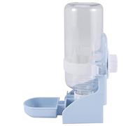 Juinrinet Pet Waterer Hanging Dispenser 500ml Cage Accessory for Parrots | PP construction in blue finish measures 15x7.3x20.5 cm, a compact, waterer for cages. Great for birds.