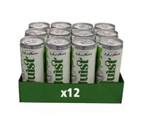 Juist Still Apple Juice 250ml Cans x 12 Pack - 100% Pressed Apple Juice, No Added Sugar, Vegan Friendly, Gluten Free, Natural Ingredients, Smooth Crisp Taste, Multipack, On the Go Refreshing Hydration