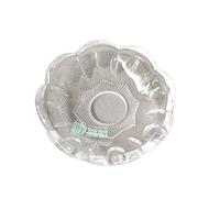 JUIYU Chandelier Crystal Prisms Pendants 2Pcs Glass Dia100mm Crystal Lamp Flower Bowl Chandelier Tray, Light Accessories Crystals Lighting Lamp Replacement Parts