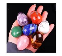 JUIYU Crystal Stone 1PC Natural Crystal Egg Semi Precious Stone Rose Quartz Presents (Color : Lapis lazuli, Size : 40x30mm)