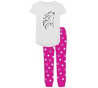 Jujak Girls Pyjamas Pjs Premium Range Palomino Horse 7-16 Years (11-12 Years, Pink/White)
