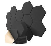 JUJIAN 12 Pack Splicing Acoustic Panels, 12X10X 0.4 Inch Soundproof Foam Panels, Soundproof Panels