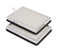 JUJIAN 2 Pcs Replacement Filter for MA-15 Air Purifier, H13 True HEPA and Activated Carbon Filter, 3 in 1 Pre Filter