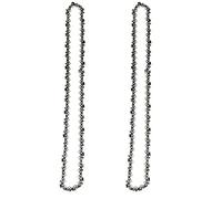JUJIAN 2Pcs 18 Chainsaw Chain Pitch .325 Inch 0.058 Gauge 72DL Replacement Chains Hair Supplies Tools