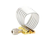 JUJIAN Single Screw Adjustment Saxophone Fastener Dress Saxon ligature for Tenor / Soprano Saxophone Nozzle, Tenor