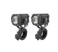 JUJIKCLPF Motorcycle Head Lamp Assembly Universal Motorcycle Waterproof Double Light Flash Super Bright LED Headlight Auxiliary