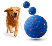 jujingcw Smart Interactive Dog Toy, E-TPU Material, IPX54 Waterproof, USB Rechargeable, Large & Tough Design for Small, Medium & Large Dogs, Includes Free Storage Bag