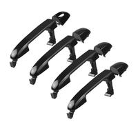 Jujlwm Door Handle Driver for Accord 1994-1997 Front Or Rear Left Or Right Smooth Black Exterior Car Door Handle Car Exterior Handles(4pcs)