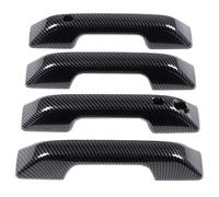 Jujlwm Door Handle Driver for BYD for Shark for DMO 2024 2025 2026 RHD with Hole Car Door Handle Cover Trim Sticker Exterior Decoration Car Exterior Handles(CarbonFiber RHD)