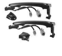 Jujlwm Door Handle Driver for Nissan for Juke 2010-2019 Left Right Exterior Front Door Handle Keyless Entry Car Exterior Handles(2pcs)