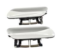 Jujlwm Door Handle Driver for VW ID4 White Four Door Inductive Handle Handles Energy Vehicles Outer Assembly Car Exterior Handles(A Pair of Rear)