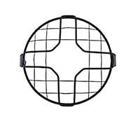 Jujlwm Headlight Protector Guard Cove For Brixton For Crossfire 500 500X Motorcycle Retro Mesh Headlight Protector Holder Metal Grill Cover Guard(E 16CM)