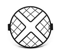 Jujlwm Headlight Protector Guard Cove For Brixton For Crossfire 500 500X Motorcycle Retro Mesh Headlight Protector Holder Metal Grill Cover Guard(A 16CM)